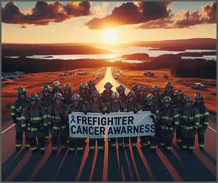 Maine Firefighters Tackle Cancer Risks with Vigilance": This title highlights the proactive approach of Maine firefighters in addressing cancer risks.